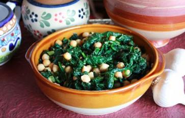 Meatless Monday: Spanish-Style Chickpeas With Spinach
