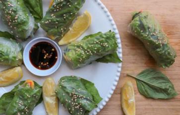 Meatless Monday: No Stove Needed Spring Rolls With Avocado & Mango