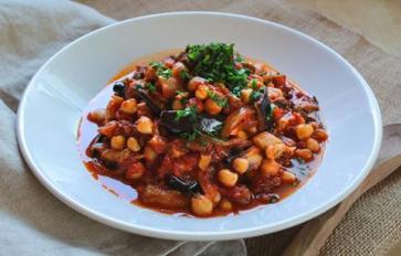 Meatless Monday: Ease Into Fall With Eggplant & Chickpea Stew