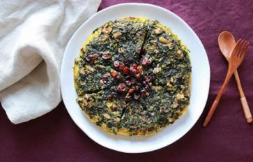 Meatless Monday: Easy Fresh Herb Frittata (Kuku Sabzi)