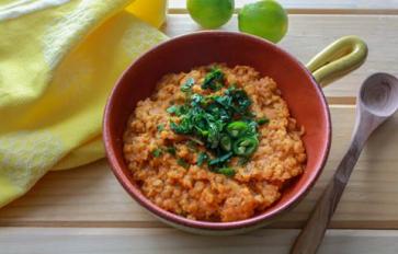 Meatless Monday: Fast & Filling Red Lentils With Lemongrass Essential Oil