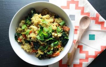 Meatless Monday: Quick Quinoa With Carrots & Kale