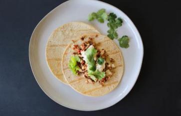 Meatless Monday: Spicy Vegan Tofu Tacos With Cashew Crema