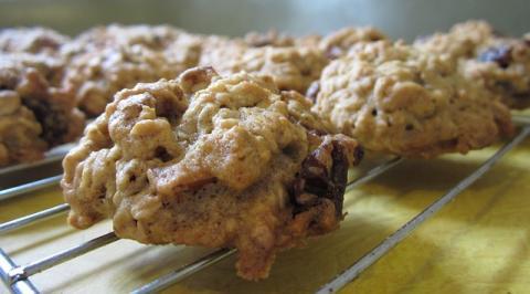 Recipe Chewy Oatmeal Cranberry Cookies Vegan Gluten Free Basmati